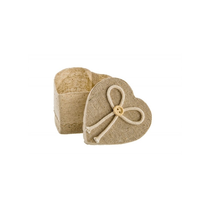SET 4 CONTENANTS LIN COEUR 6CM X 6CM X4.5CM SET 4 CONTENANTS LIN COEUR 6CM X 6CM X4.5CM