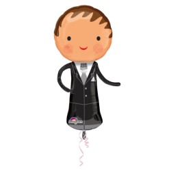 BALLON METALLIQUE MARIE 38 X 101 CM 