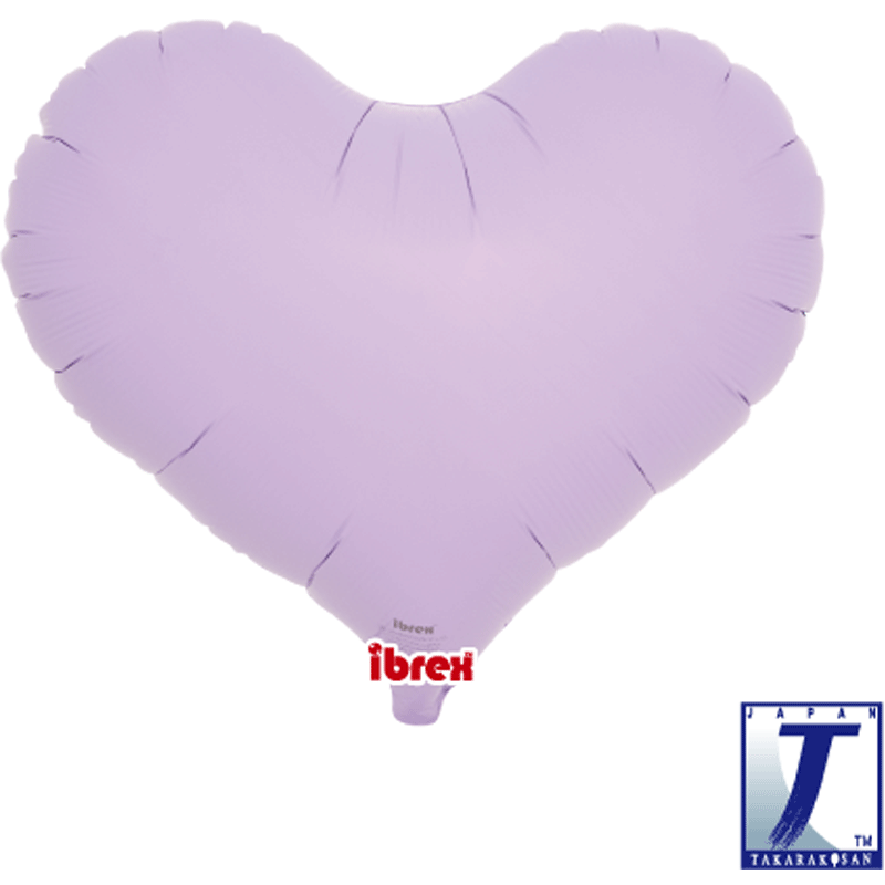 BALLON METALLIQUE COEUR JELLY LAVENDE 35 CM 14" BALLON METALLIQUE COEUR JELLY LAVENDE 35 CM 14"