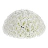 DEMI-SPHERE ROSE BLANCHE 
