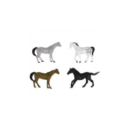 10 FIGURINES CHEVAUX