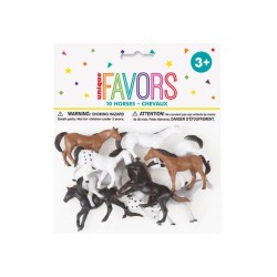 10 FIGURINES CHEVAUX