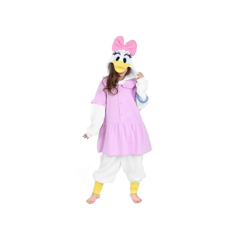 DEGUISEMENT CANARD ROSE DAISY KIGURUMI TAILLE XL DEGUISEMENT CANARD ROSE DAISY KIGURUMI TAILLE XL