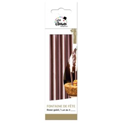 LOT DE 3 FONTAINES ROSE GOLD