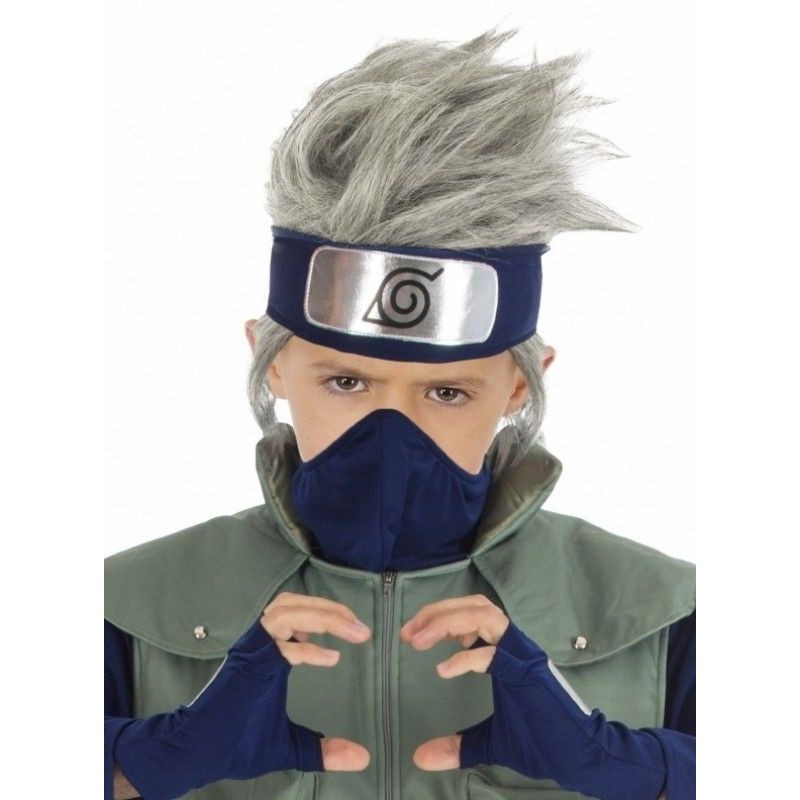 PERRUQUE NARUTO KAKASHI HATAKE ENFANT PERRUQUE NARUTO KAKASHI HATAKE ENFANT