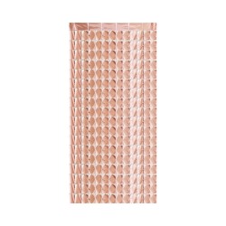RIDEAU MURAL ROSE GOLD  100 X 200 CM 