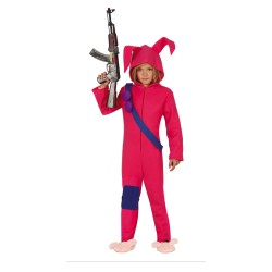 DEGUISEMENT ENFANT LAPIN TUEUR ROSE TAILLE 12-14 ANS 