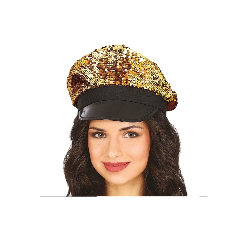 CHAPEAU PAILLETTE OR CHAPEAU PAILLETTE OR