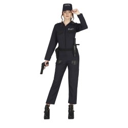 DEGUISEMENT FILLE POLICE TAILLE 14-16 ANS 