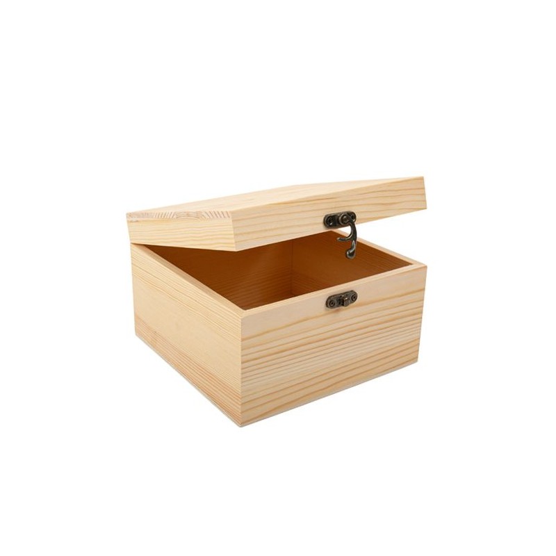 BOITE EN BOIS 17 X 11 X 17CM