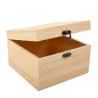 BOITE EN BOIS 17 X 11 X 17CM