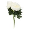 BOUQUET DE 7 PIVOINES BLANCHES 55 CM 