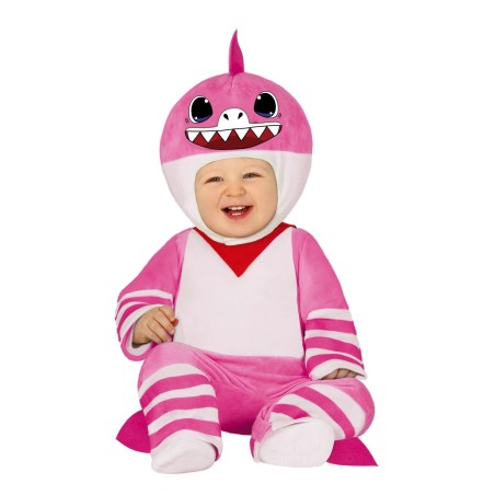 DEGUISEMENT BEBE REQUIN ROSE TAILLE 18-24 MOIS 
