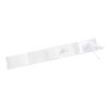 ECHARPE TEAM DE LA MARIEE BLANCHE ET OR 10 CM X 1.5 M A