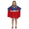 DEGUISEMENT FILLE SUPER HEROINE GIRL TAILLE 7-9 ANS 