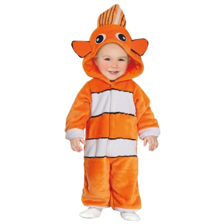 DEGUISEMENT BEBE POISSON CLOWN TAILLE 12-18 MOIS