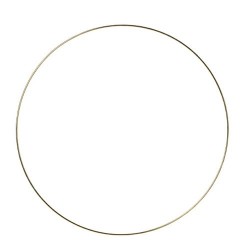CERCLE  A DECORER METAL OR 40 CM 