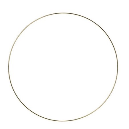 CERCLE  A DECORER METAL OR 40 CM 