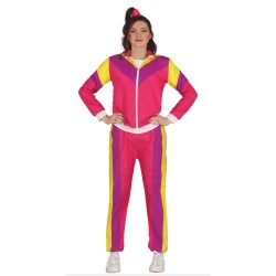 DEGUISEMENT SURVETEMENT OU JOGGING ANNEES 80 ROSE TAILLE 14-16 ANS 