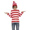 DEGUISEMENT OU EST CHARLY KIT MAILLOT LUNETTES ET BONNET TAILLE 5-6 ANS