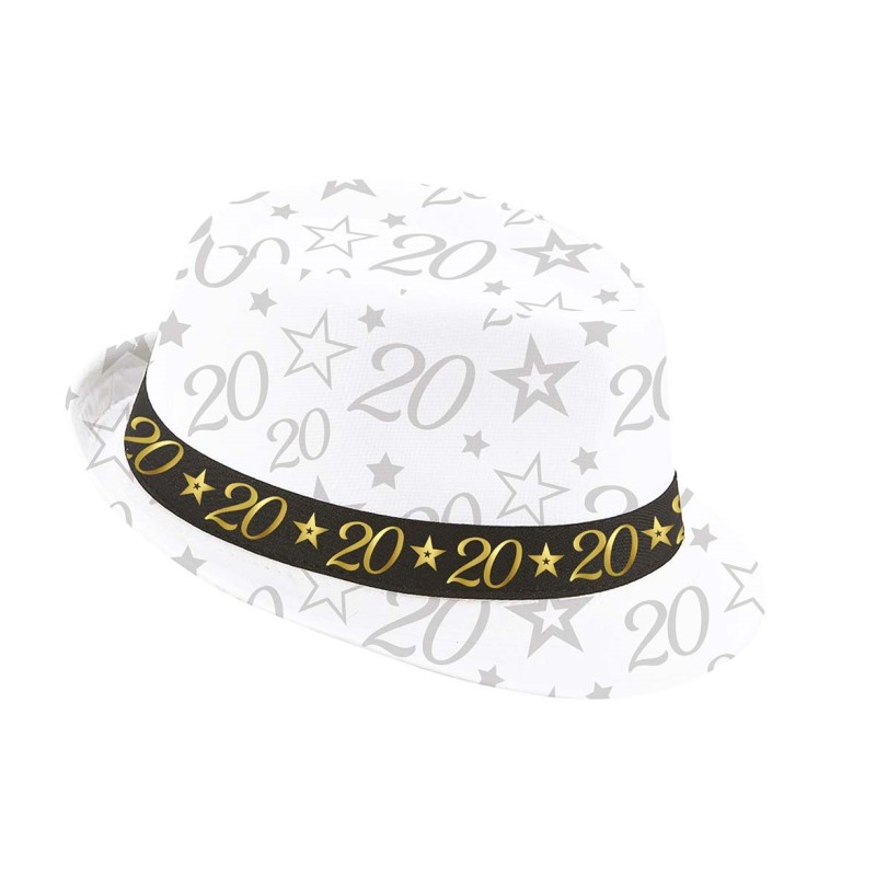 CHAPEAU BORSALINO BLANC ANNIVERSAIRE 20 ANS CHAPEAU BORSALINO BLANC ANNIVERSAIRE 20 ANS