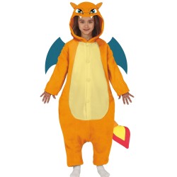 DEGUISEMENT ENFANT  DRAGON ORANGE TAILLE 5-6 ANS