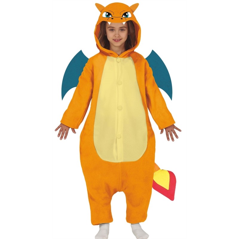 DEGUISEMENT ENFANT DRAGON ORANGE TAILLE 5-6 ANS DEGUISEMENT ENFANT DRAGON ORANGE TAILLE 5-6 ANS