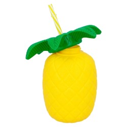 GOBELET D'ANANAS AVEC PAILLE 700 ML 