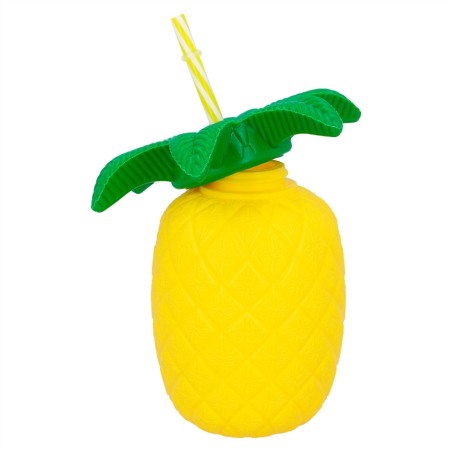 GOBELET D'ANANAS AVEC PAILLE 700 ML 
