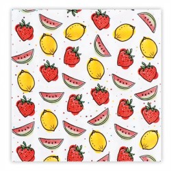 20 SERVIETTES FRUIT 33 X 33 CM 