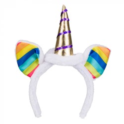 SERRE-TETE LICORNE MULTICOLORE 