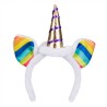 SERRE-TETE LICORNE MULTICOLORE 