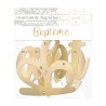 GUIRLANDE LETTRES OR BAPTEME 2 METRES DE RUBAN