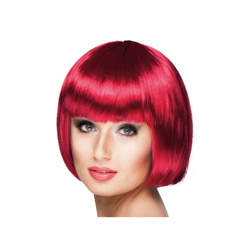 PERRUQUE CABARET ROUGE (ACAJOU)