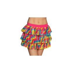 MINIJUPE MULTICOLORE TAILLE M 