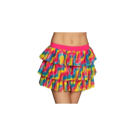 MINIJUPE MULTICOLORE TAILLE M 