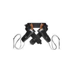 DOUBLE HOLSTER CUIR NOIR 