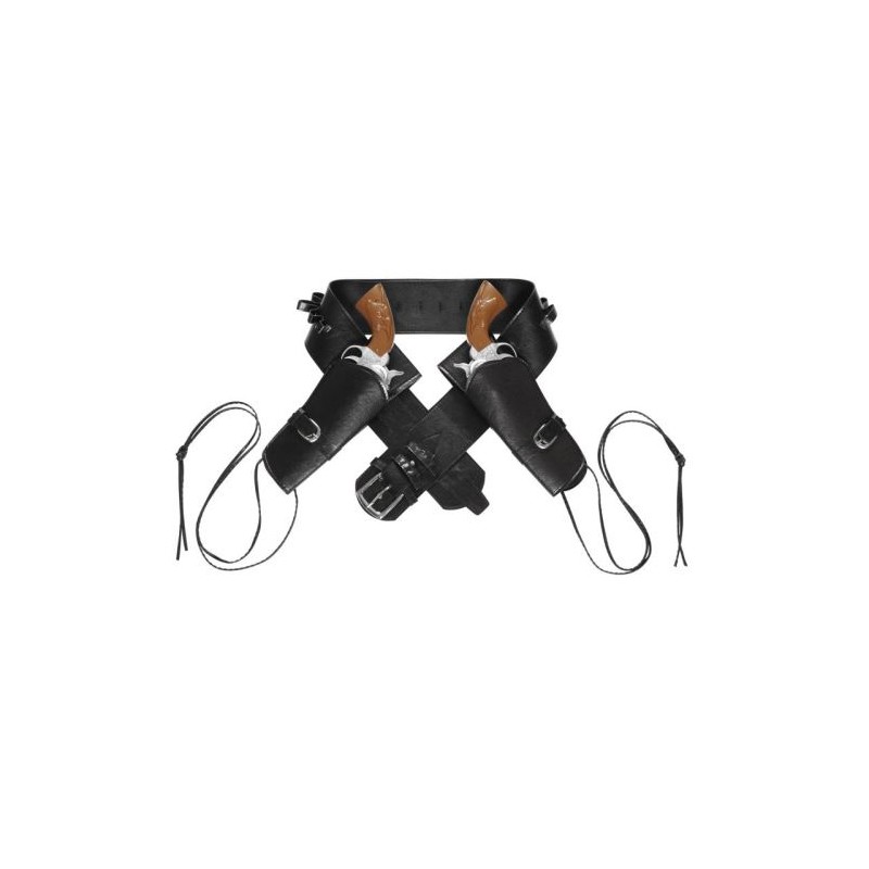 DOUBLE HOLSTER CUIR NOIR DOUBLE HOLSTER CUIR NOIR