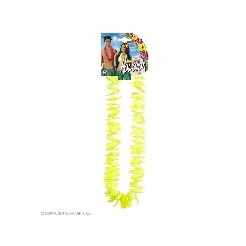COLLIER HAWAIEN FLUORESCENT 4 COULEURS