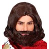 PERRUQUE ET BARBE ROI MEDIEVAL 