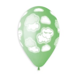 5 BALLONS BIO LATEX BEBE ARRIVE 33CM 