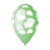 5 BALLONS BIO LATEX BEBE ARRIVE 33CM 
