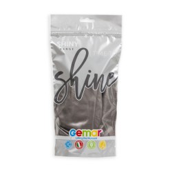 5 BALLONS BIO LATEX SHINY GRIS 80CM 