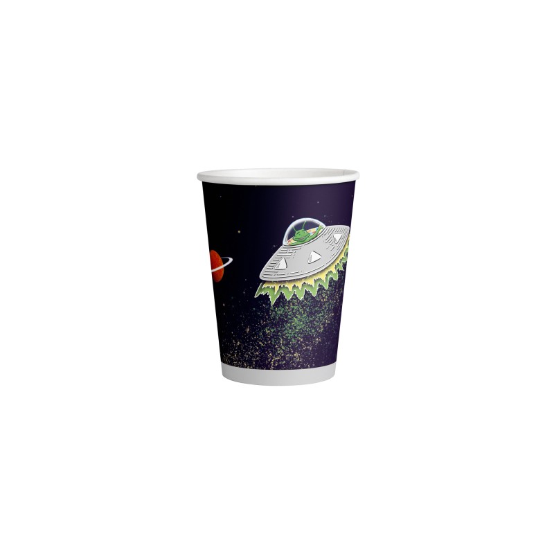 8 GOBELETS THEME DE L'ESPACE 250 ML 8 GOBELETS THEME DE L'ESPACE 250 ML
