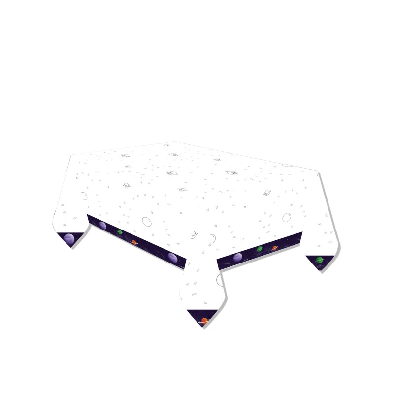 NAPPE EN PAPIER THEME DE L'ESPACE 120 X 180 CM NAPPE EN PAPIER THEME DE L'ESPACE 120 X 180 CM
