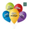 50 BALLONS JOYEUX ANNIVERSAIRE MULTICOLOR 33CM 