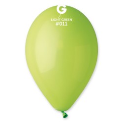 10 BALLONS VERT POMME  011 BIO LATEX 30CM 