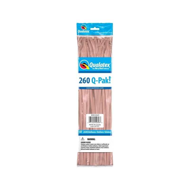 BALLONS 260Q ROSE GOLD BALLONS A MODELER BALLONS 260Q ROSE GOLD BALLONS A MODELER