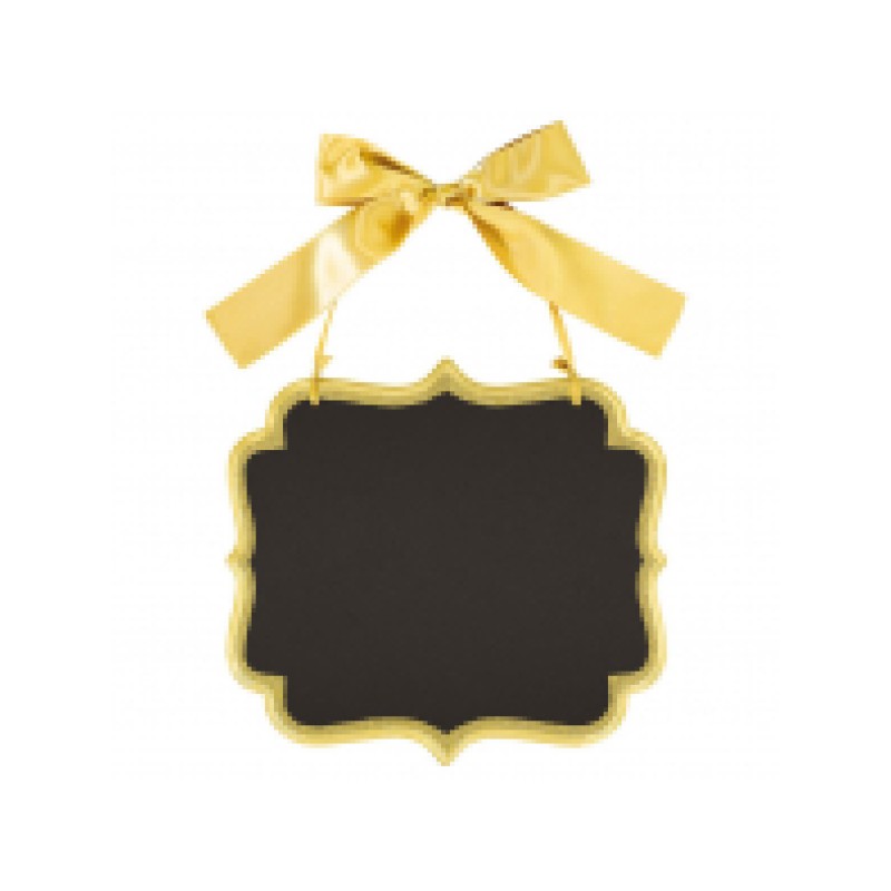 PANNEAU EN BOIS ET ARDOISE CONTOUR OR GRAND MODELE 25.4CM X 23.5CM PANNEAU EN BOIS ET ARDOISE CONTOUR OR GRAND MODELE 25.4CM X 23.5CM