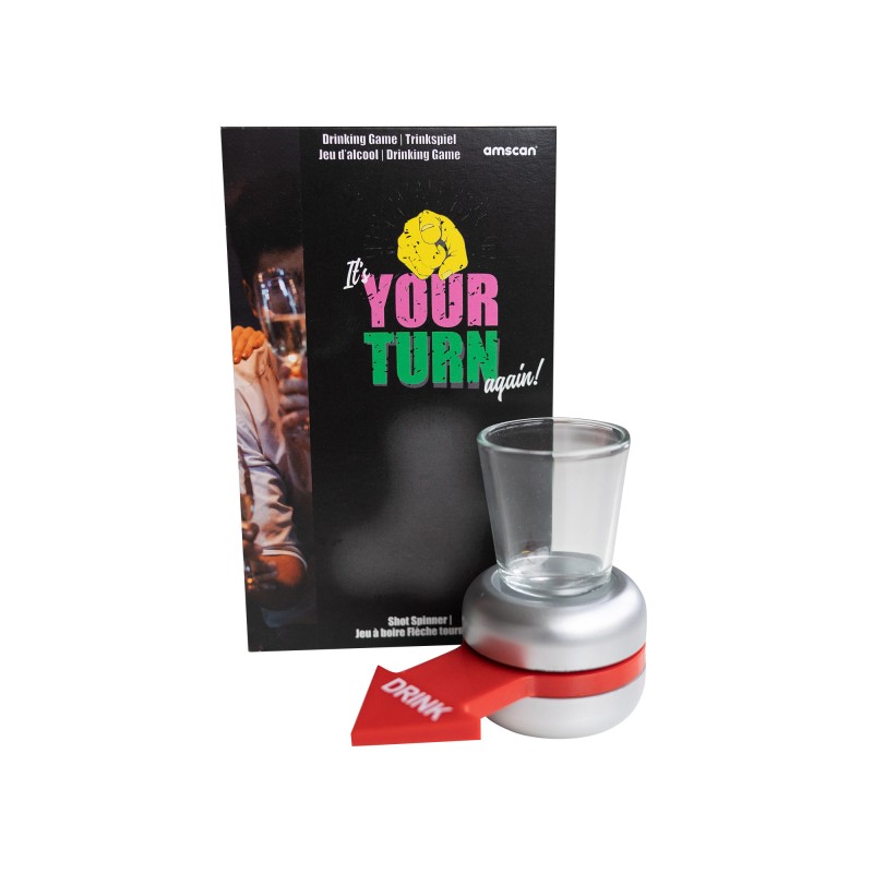 JEU A BOIRE SHOT SPINNER AVEC 1 SPINNER ET 1 GOBELET PLASTIQUE JEU A BOIRE SHOT SPINNER AVEC 1 SPINNER ET 1 GOBELET PLASTIQUE